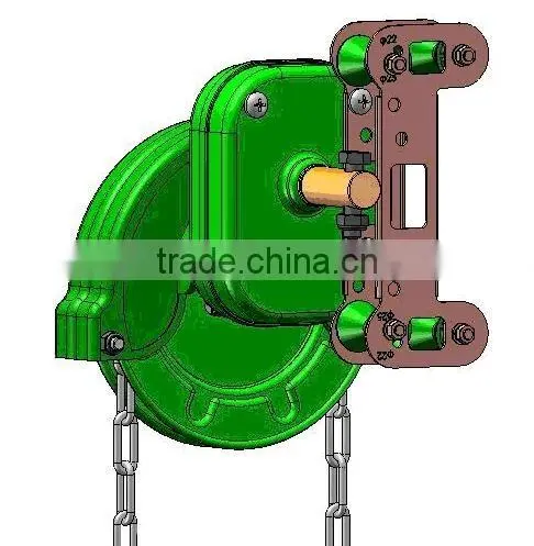 Manual Greenhouse Sidewall Film Roll-Up Winch Unit photo-6