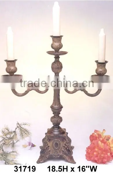 3 Lite Candlestick Candelabra For Home Decor photo-6