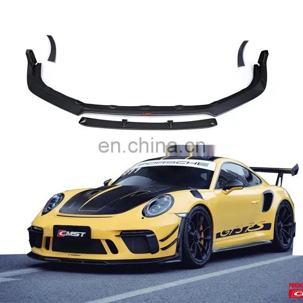 Popular Design Bodykit for Carrar 911 991 Carbon Fiber Front Lip Side Skirt Diffuser for Porsche Carrare 911 991 GT3 photo-3