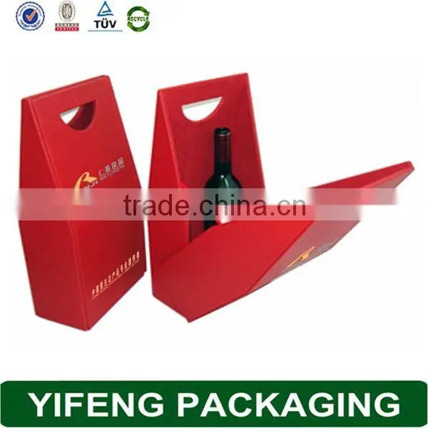 Personalized Cheap Custom Logo Printed Gift Paper Wine Box photo-5