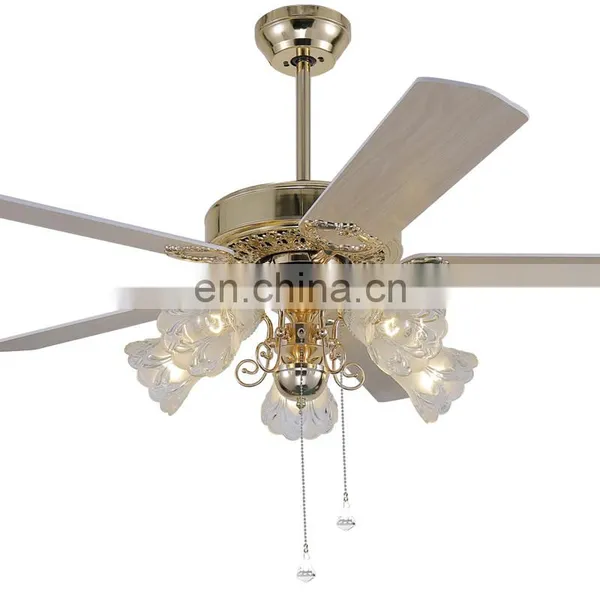 Living Room or Dining Room Modern Ceiling Fans With Lights Made in China