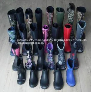 New Fashion Camo Neoprene Rubber Rain Boot, Neoprene Rubber Boot, Hi-Q Neoprene Boot, China Boots photo-2