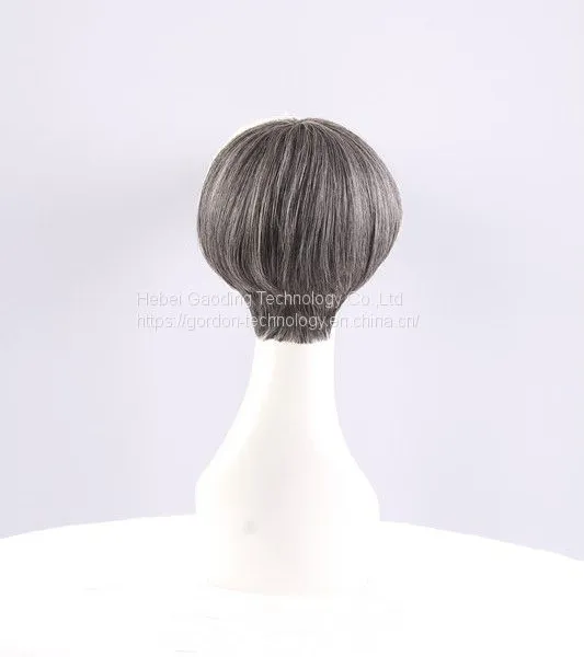 Gray Color Short Human Hair Bob Wig Direct Factory photo-4