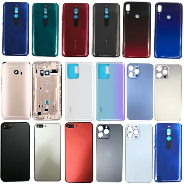 Back Cover For All Cellphones Tempered Glass Rear Housing With Big Hole Cell Phone Spare Parts photo-4