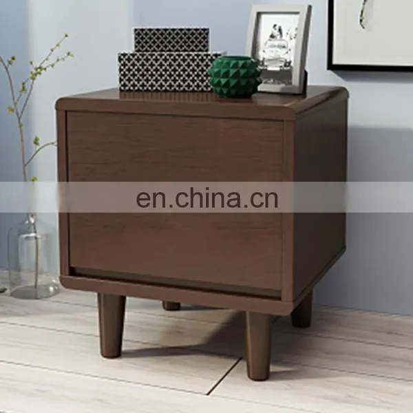 Hercules Black Vinyl Seat/Clear Coated Metal Frame Side Bedside Table photo-2