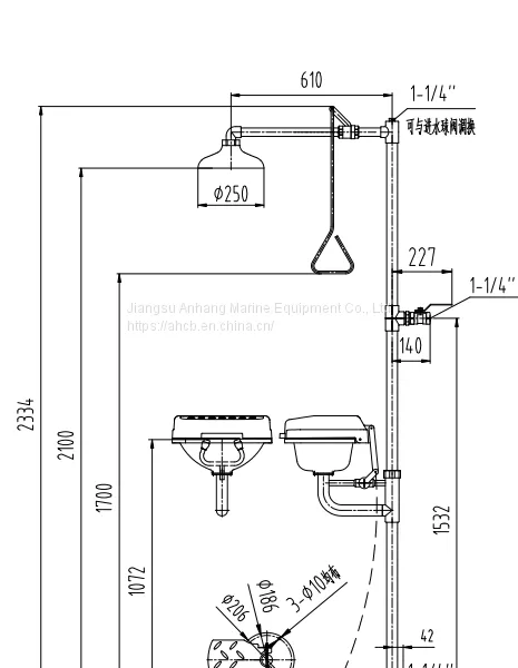 ABS Linkage Flip-top Double-proof Composite Eyewash photo-2