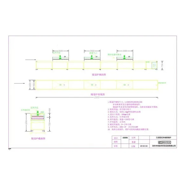 Plastic Spray PU Varnish Infrared Tunnel Furnace photo-3