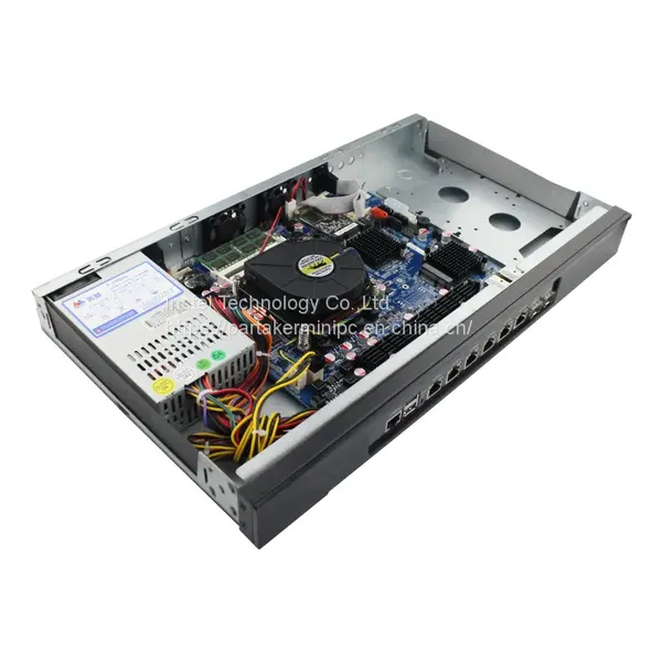 1U 19 Inch Rack Mount Firewall Appliance B85 Z87 Intel Core I7 4770 i5 4460 i3 4160 With 6 Ethernet 2 X10GB SFP PfSense OPNsense photo-4