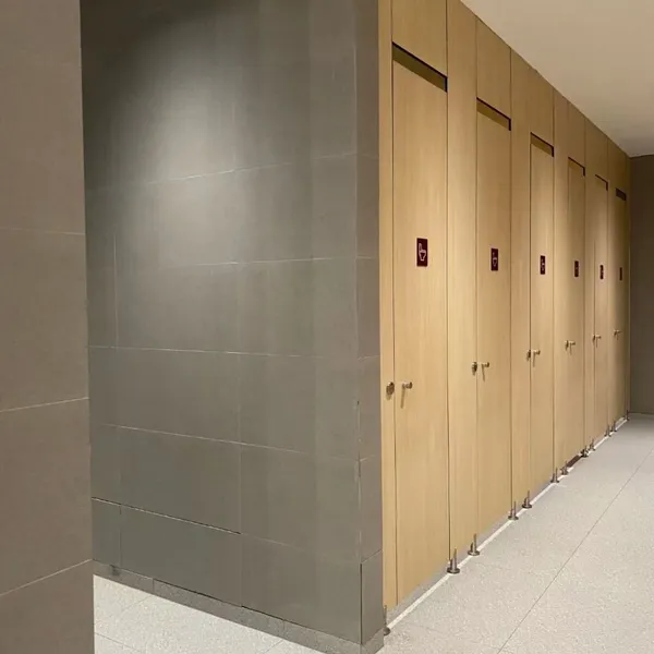 New Design Commercial HPL Toilet Cubicle Partitions Phenolic Board
