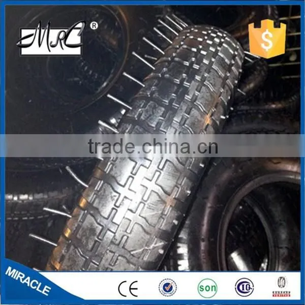 Hot Sale Pneumatic Small Wagon Tire Rubber Wheelbarrow Wheel Tyre 13 x 3.25/3.00-8 photo-3