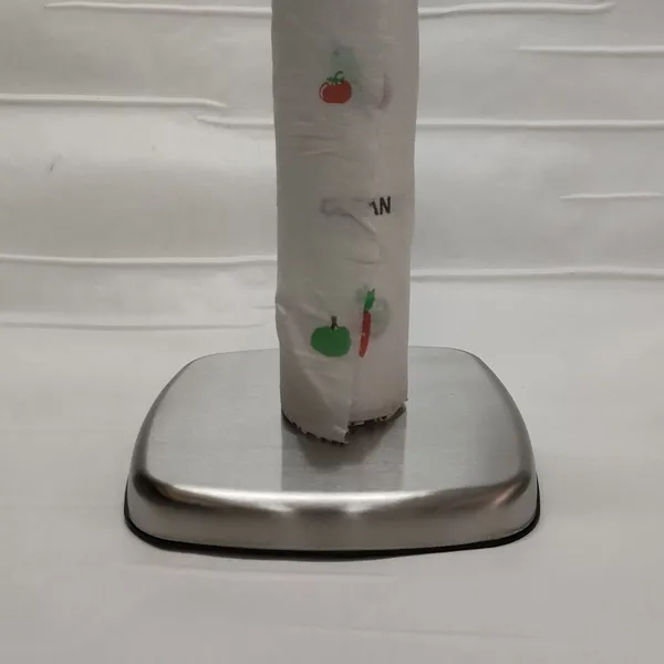 Square Tissue Holder Stainless Steel Single Rod Tissue Holder Creative Kitchen Hole-free Tissue Holder photo-2