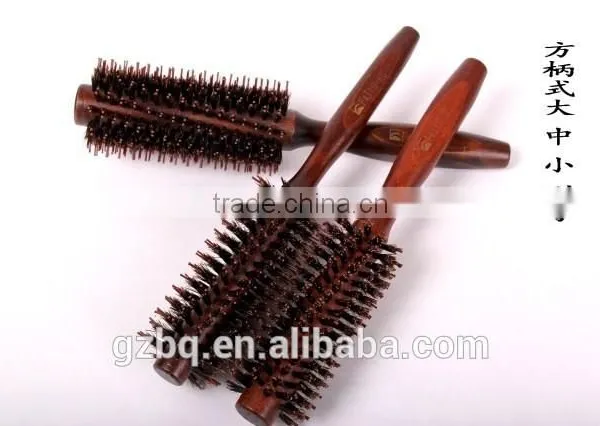 Beauty Boar-bristle Round Salon Hair Comb photo-5