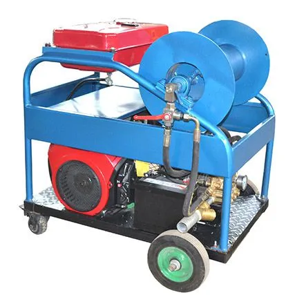 Gasoline Engine Sewer Drain High Pressure Waterjet Cleaning Machine