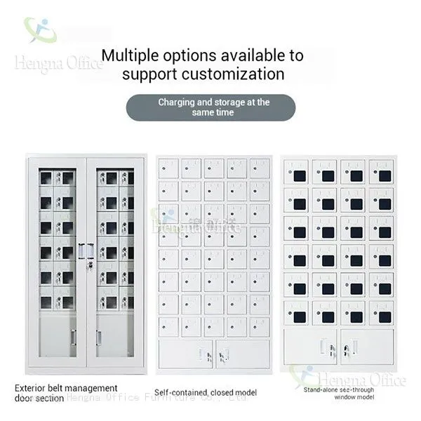 Power Tool Battery Charging Cabinet for Nashville Logistics Centers, 20 Door Secure Electronic Device Locker With USB C & AC Outlets, Factory Direct