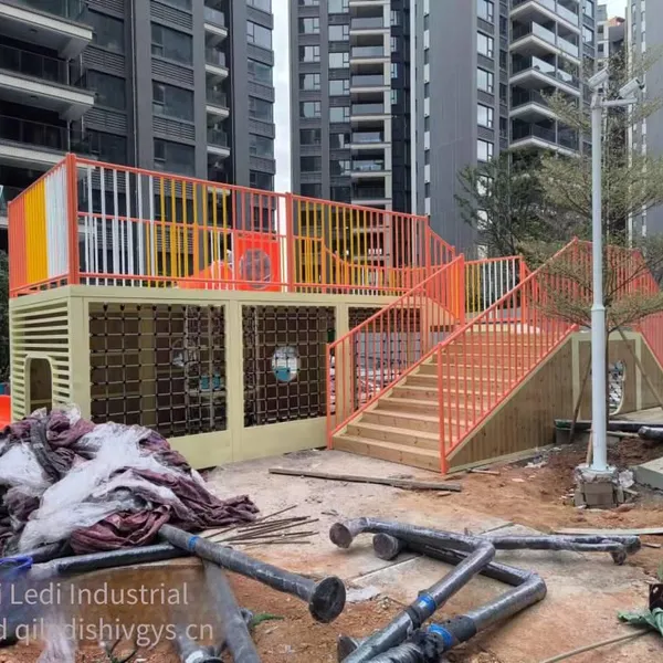 Customizable Large Outdoor Slide Combinations With Climbing Nets for Children in Guangzhou Kindergartens, Residential Communities, and Parks