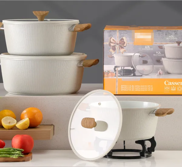Customized Color Aluminum Nonstick Cookware Set photo-4