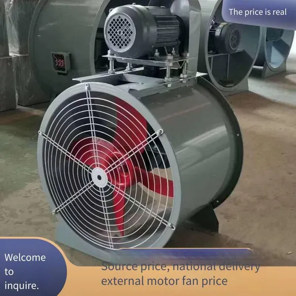 Factory Ventilation, External Motor Axial Flow Fan, Large-space Air Circulation, Anti-corrosion Fiberglass Fan photo-5
