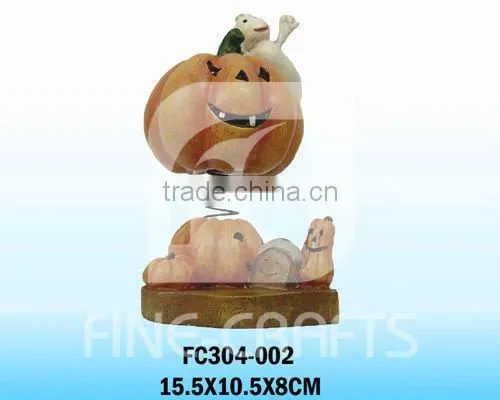 Resin Hallowmas Candle Holder Seasonal Item
