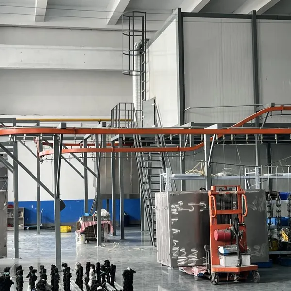 Digital Regulated Small Cabinet Metal Powder Coating Line for Uniform Coating on Mini Metal Cabinet Components