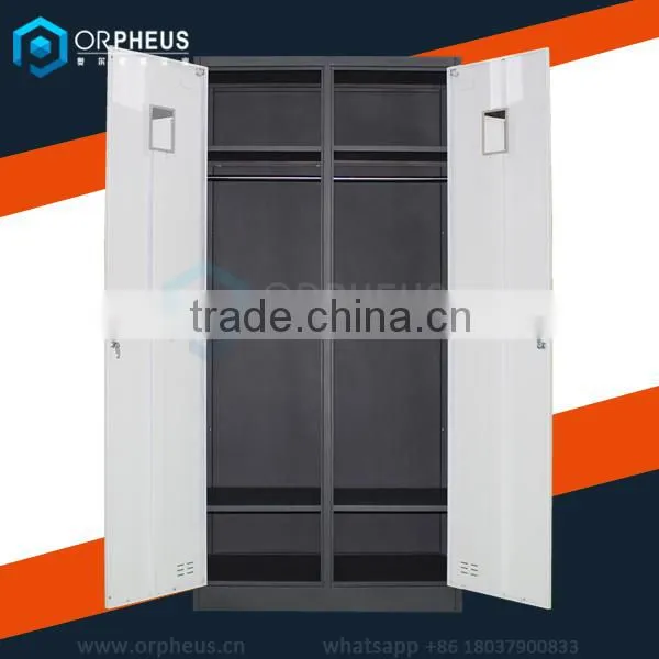 Physical Education Classroom Double Door Wardrobe KD Structure Golf Bag Storage Locker Metal Decorative Storage Locker Cabinet photo-3
