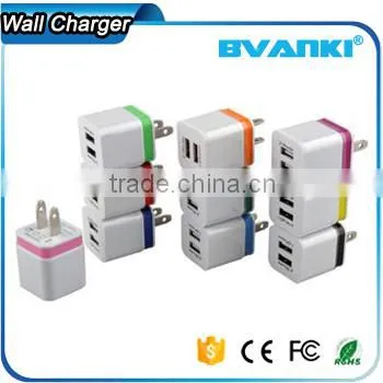 5V 2.1/1A USA Plug AC Travel Dual USB Wall Charger For IPhone 6 5 For IPad For Samsung Galaxy S6 S5 S4 Mobile Phones Adapter Quality Choice