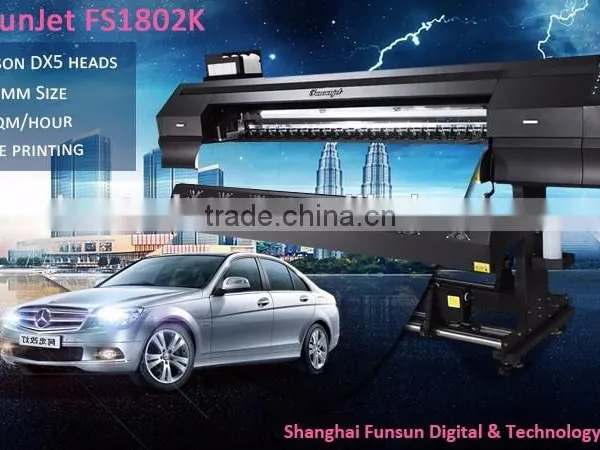 Factory Price 1.8m Solvent Digital Printer With Dx5 Head for Sticker Printing photo-5
