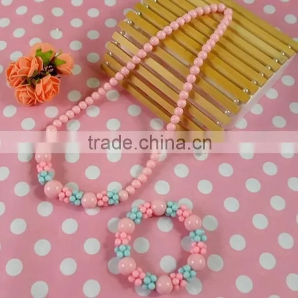 Necklace Bracelet African Beads Jewelry Set photo-5