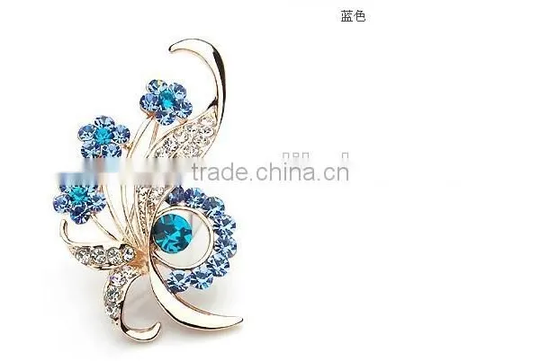Noble Beauty Full Diamond Crystal High-grade Pin Brooch photo-5
