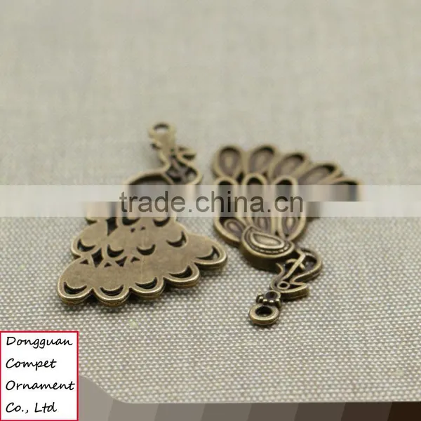 Wholesale Zinc Alloy Diy Manual Jewelry Peacock Pendant photo-5