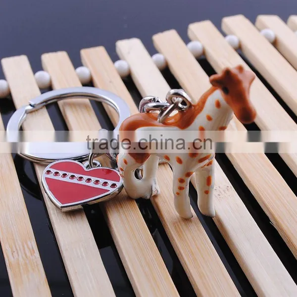 Simulation Animal Keychain Manufacturers Price Giraffe Keychain photo-2