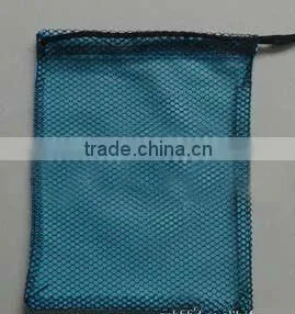 semi polyester mesh drawstring bag