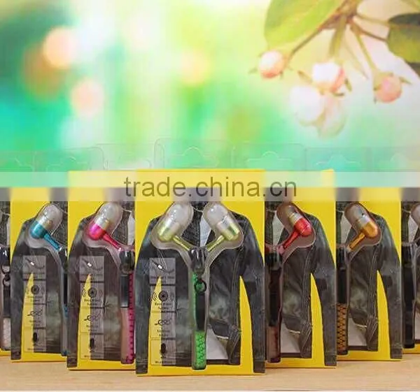 3.5mm Super Bass Sound Zipper Earphone With Speaker photo-6