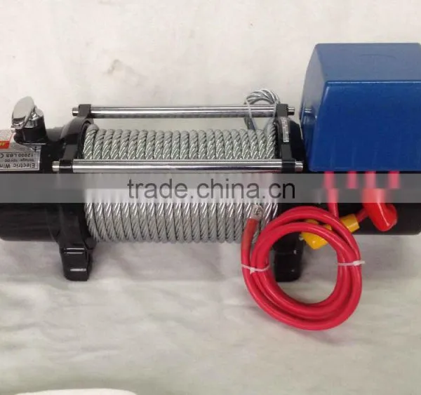 NEW 12500lb Offroad Recovery Winch Aluminum Control Box on Motor Top photo-2