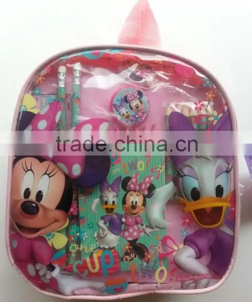Promotion Cartoon Stationery Set All Kinds of Pvc Bags