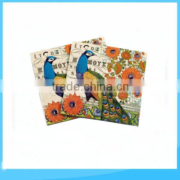Full Rinted Paper Table Napkin Paper Napkin With Several Size for Custom photo-2
