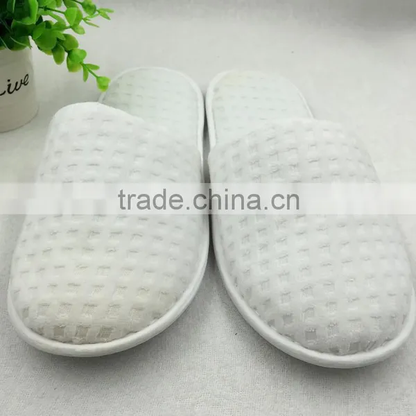 High Quality Cotton Waffle Slippers for 5 Star Hotel photo-3