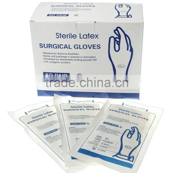 Medical Latex Gloves,latex Surgical Gloves Natural Latex photo-2