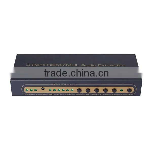 3 Port 4K 3D HDMI Audio Extractor HDMI/ARC Switch photo-2