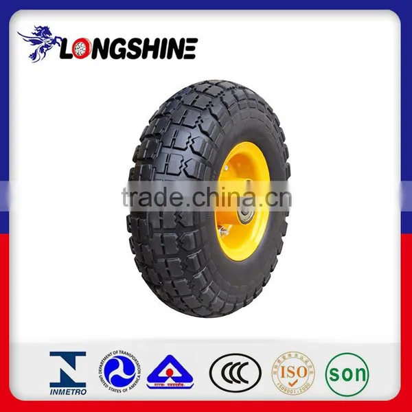 High Quality Manufacturer Pneumatic Rubber Wheel 4.10/3.50 4 photo-2