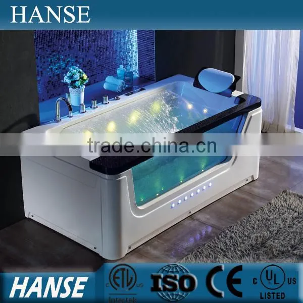 HS-B002 Aqua Glass Bathtubs,ordinary Bathtubs,massage Bathtub for Adult