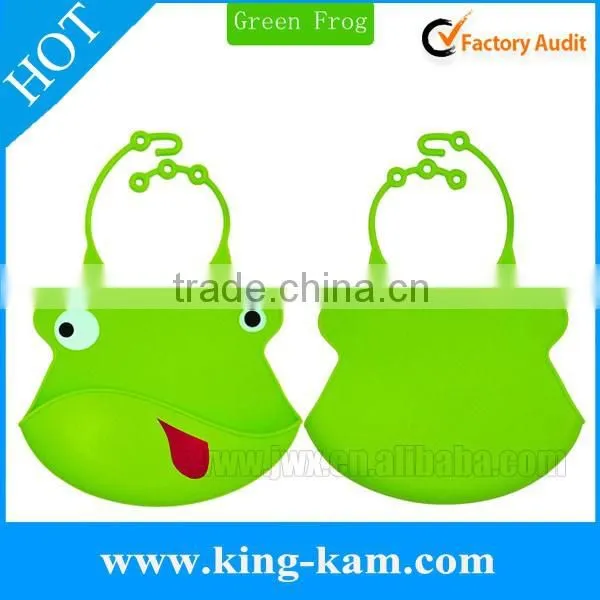 2015 Newly FDA Food Grade Light and Colorful Silicone Baby Bibs Baby Teether Party Dresses Bandana Drool Bibs photo-5