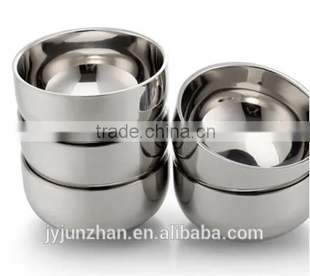 Factory Direct-sell Stainless Steel Soup Bowl With Matt Polishing Outside and High Mirror Inside photo-5