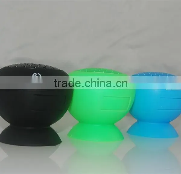 Cheapest Mushroom Mini Handfree Stereo Bluetooth Silicon Sucker Speaker photo-3