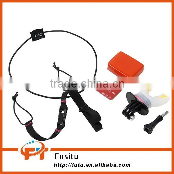 2015 New Mouth Mount Surfing Diving Selfie Shoot Set Gopros Surf Dummy Bite for GoPro Heros 4 3 3+ SJ4000 Xiaomi yi photo-3
