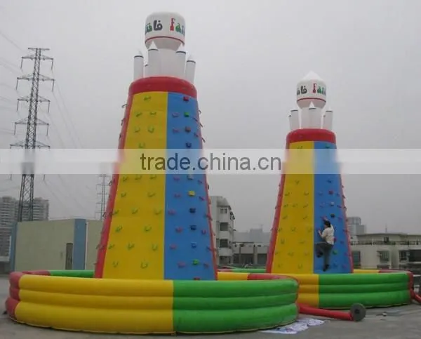 Mobile Giant Used Rock Climbing Wall Inflatable Commercial Grade photo-3