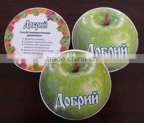 Compressed Mini Magic Tissue Apple Towel
