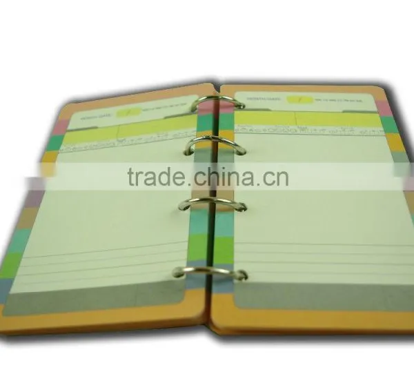 loose-leaf note book