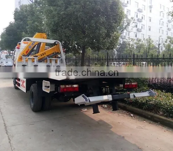 Multifuctional DFAC Dongfeng 4ton Tow Truck Mounted Crane for Sale photo-3