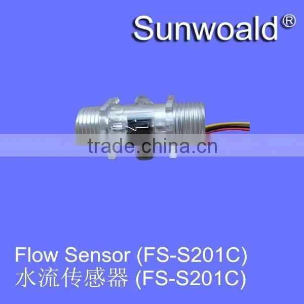 1/2" Good Quality Meet Food Grad Water Plastic Hall Flow Sensor photo-2