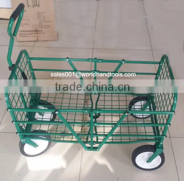 Foldable Wheelbarrow Garden Tool Cart photo-3